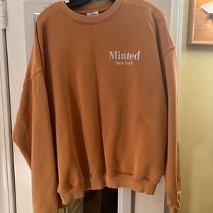 Minted NY Orange Vintage Crew Neck
